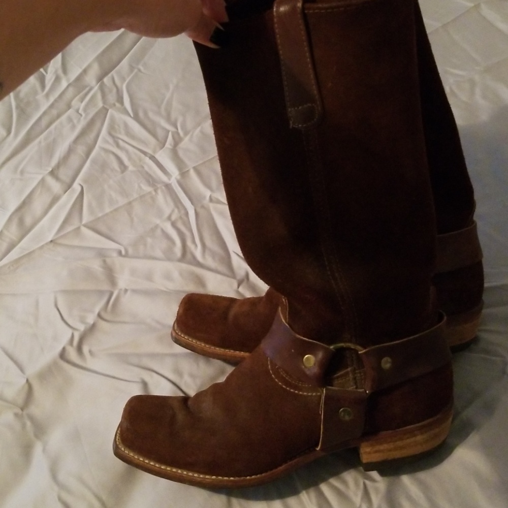 Leather Motorcycle Boots